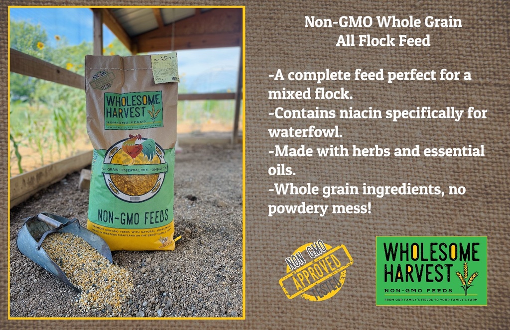 Wholesome Harvest Whole Grain All Flock 40lbs