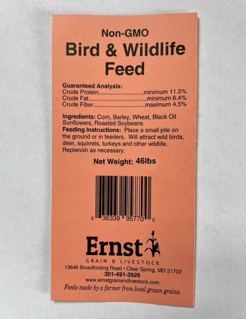 Non-GMO Bird & Wildlife Feed