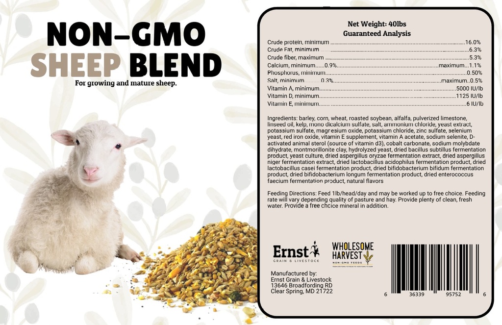 Wholesome Harvest Sheep Blend 40lbs