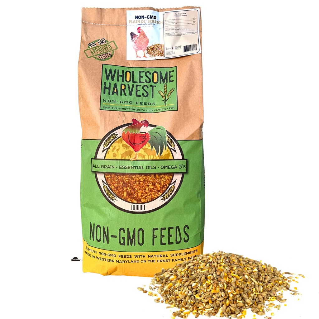 [36719] Wholesome Harvest Plain Ol' Scratch Grain 40lbs