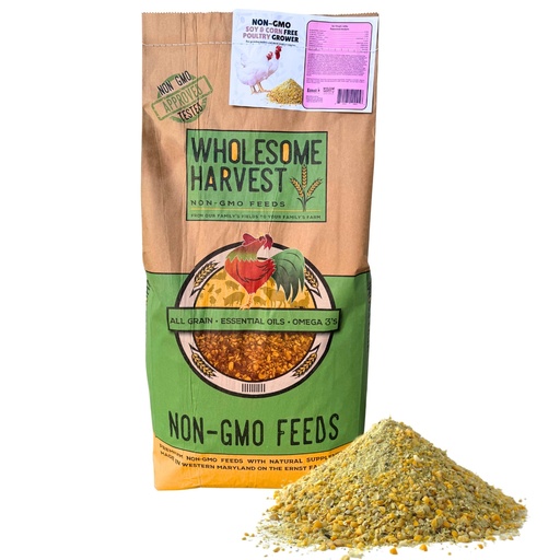 [43000] Wholesome Harvest Soy-Free Corn-Free Pastured Poultry Grower (40lbs)